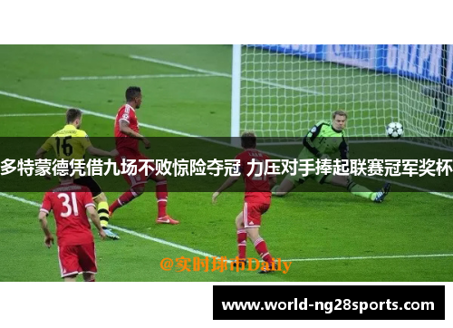 多特蒙德凭借九场不败惊险夺冠 力压对手捧起联赛冠军奖杯 多特蒙德凭借九场不败惊险夺冠 力压对手捧起联赛冠军奖杯