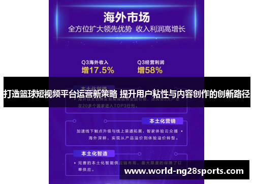 打造篮球短视频平台运营新策略 提升用户粘性与内容创作的创新路径