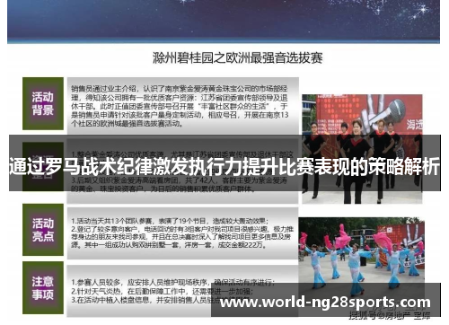 通过罗马战术纪律激发执行力提升比赛表现的策略解析