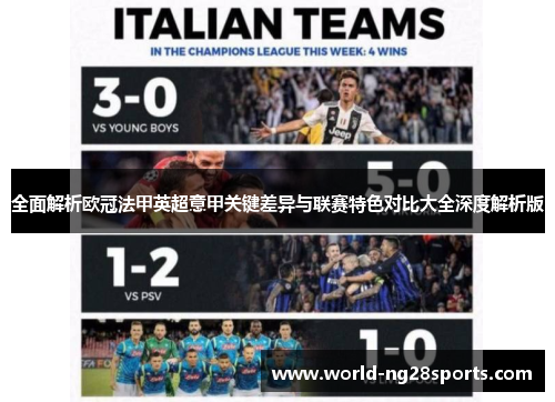 全面解析欧冠法甲英超意甲关键差异与联赛特色对比大全深度解析版