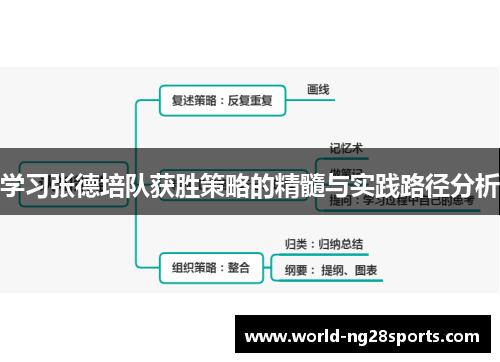 学习张德培队获胜策略的精髓与实践路径分析 学习张德培队获胜策略的精髓与实践路径分析